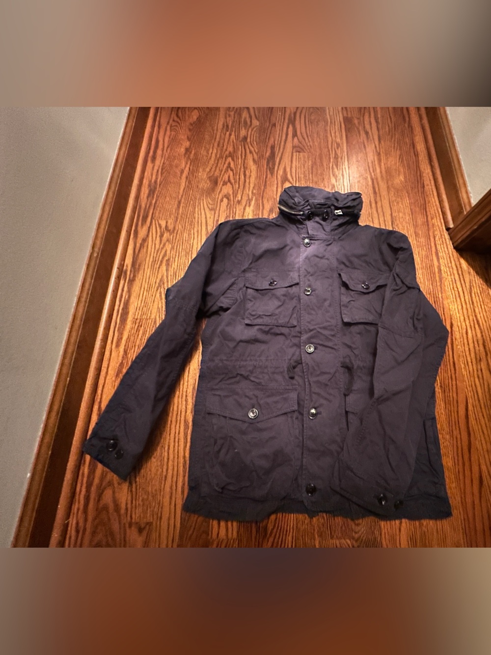 J. Crew Men's Navy Field Mechanic Jacket